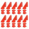 Uxcell Plastic Control Horns with Adjustable Pins and Rudder Angle Adjustment Base for RC KT DIY Model Airplane Parts Red 10-Pack 4-Hole Airplanes, &