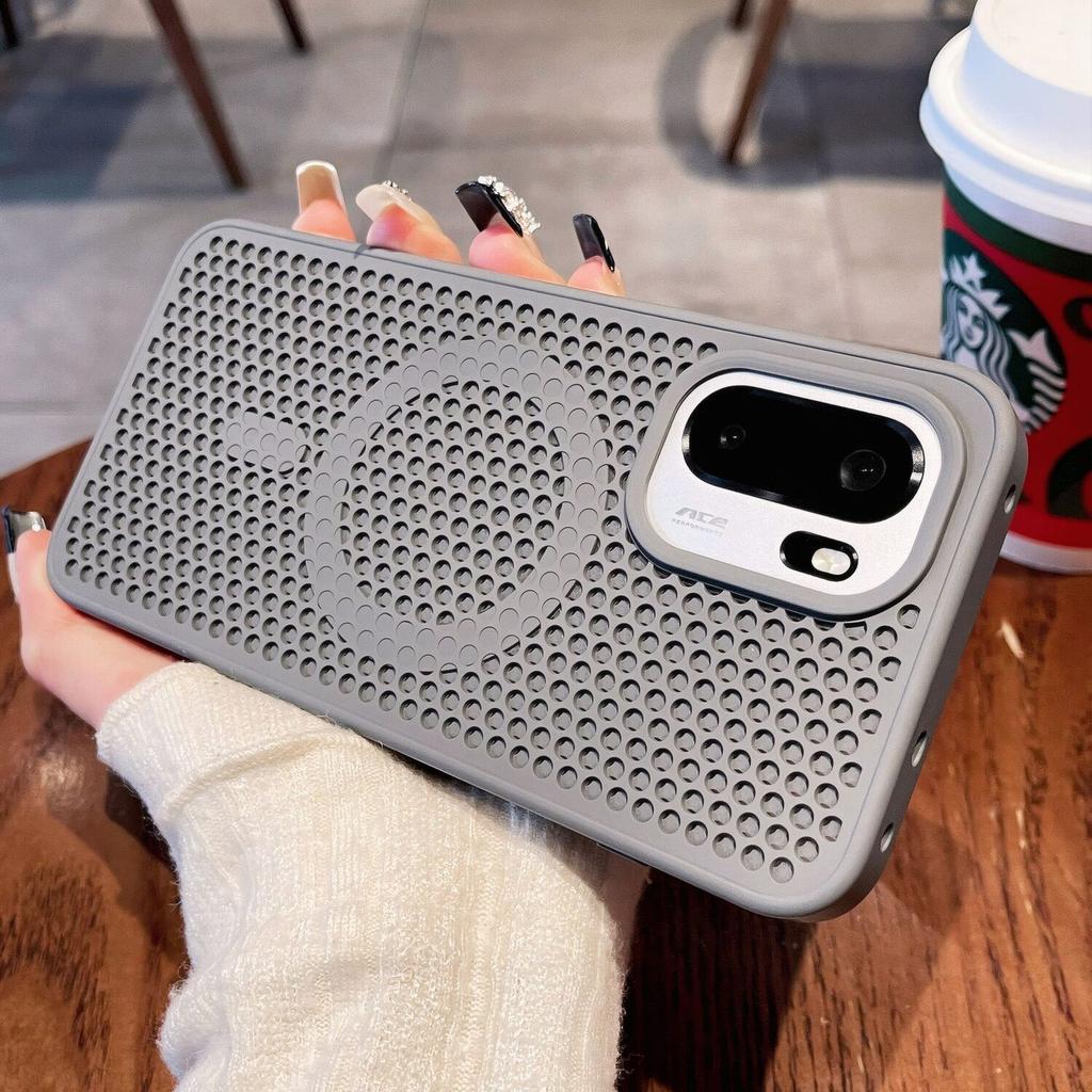 Case For OnePlus Ace 6 Ace 5 Pro 13 Magnetic Phone Case Breathable Cooling Hard Shell Shockproof Protective Cover