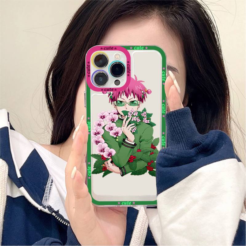 Japanese anime the disastrous life of saiki k Phone Case For 14 Pro 14 Pro Max iPhone 11 12 13 Mini Pro Max Case shell