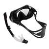 Adults Adjustable Snorkeling Set Snorkel Goggle Breathing Tube Set Adults Snorkeling Gear for Swimming Training