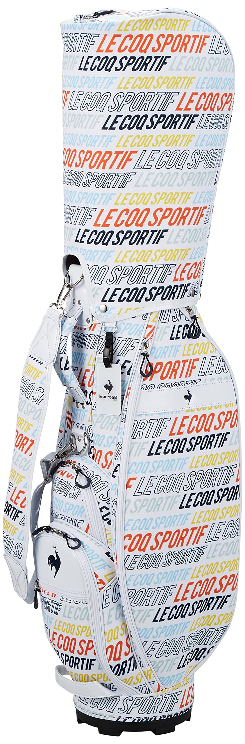 

Coq Golf Caddy Bag Type 6 Division Compatible with 46 Inch QQCTJJ04 WH00 FREE Size [Le Sportif] 3.3kg 8.5 Women s (White)