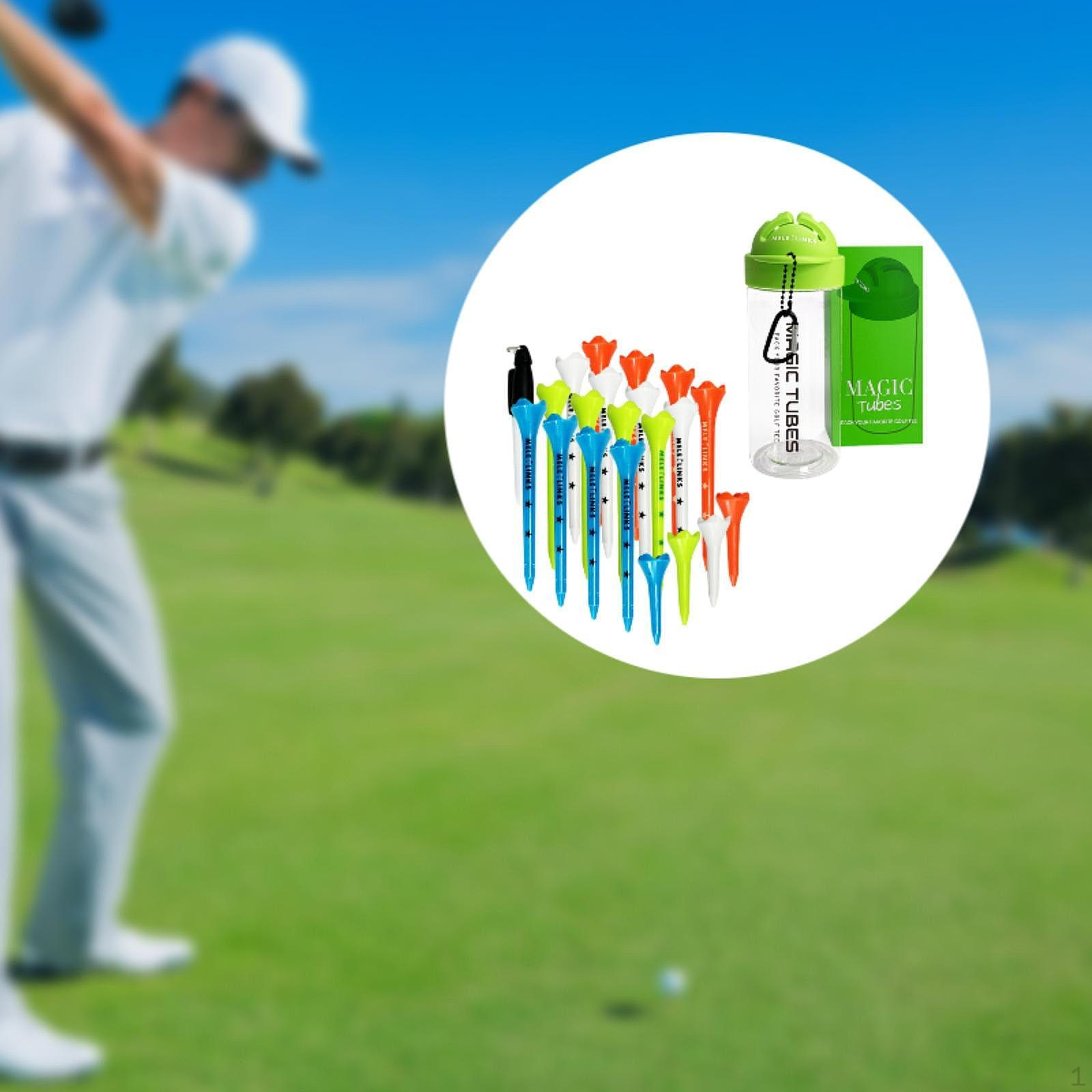 

20 шт. держатели для мячей для гольфа, аксессуары для увеличения дистанции при игре в гольф зелёный