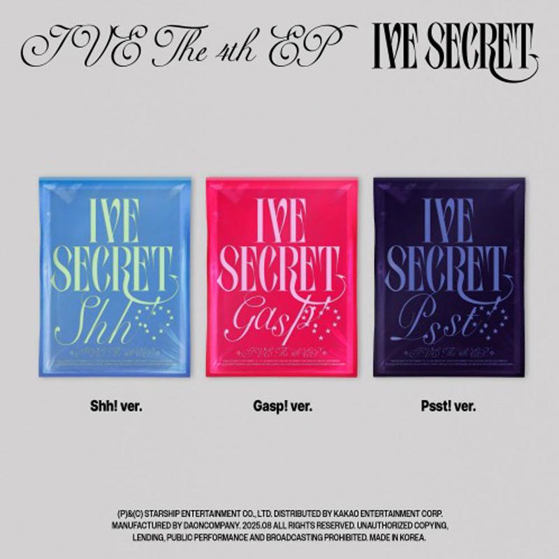 IVE מיני אלבום רביעי [IVE SECRET] (גרסה רגילה / מוגבלת)
