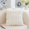 PV Velvet Large Bamboo Pillow Cushion Light Luxury High-end Lumbar Backrest Sofa Cushion