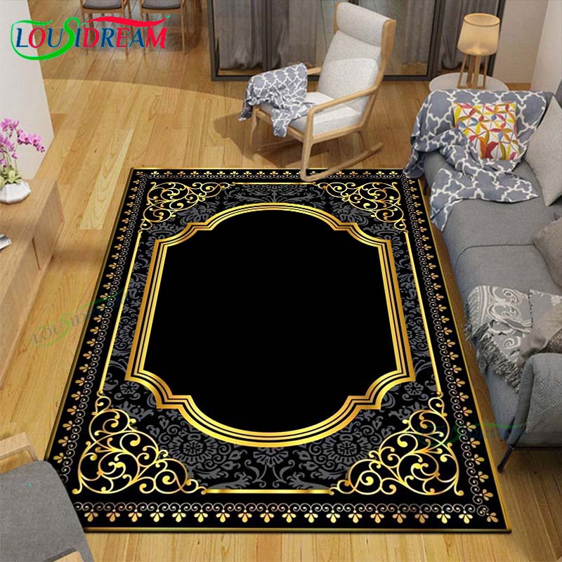 Fashion Muslim Prayer Carpets Bedroom Becoration Living Room Decoration Carpets for Bed Room Rug Anime Rug  Area Rug