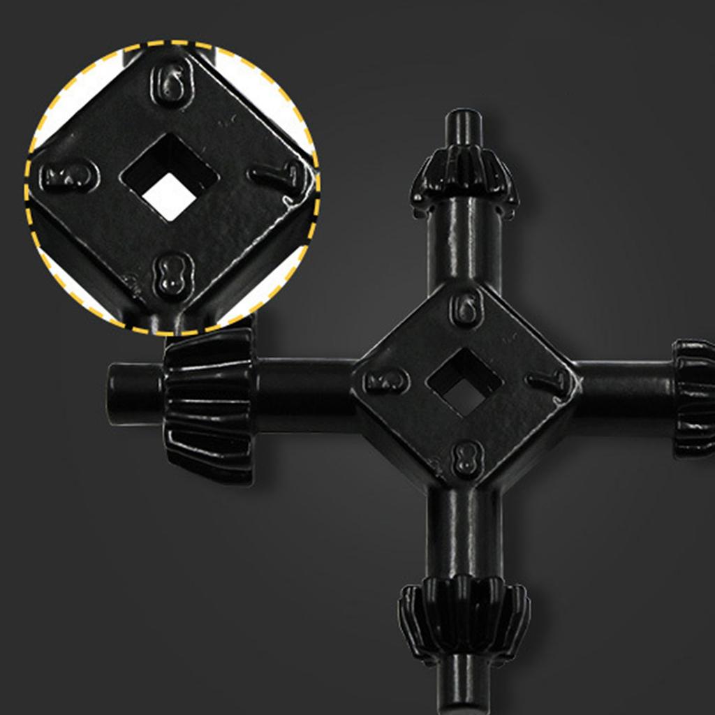 Multi function Drill Chuck Wrench 4 Sizes in 1 Key for Easy Drill Bit Replacement Suitable for Different Drilling Needs