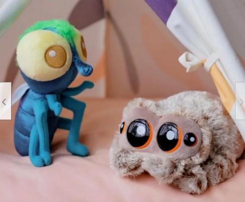 Süße Filmfigur Lucas Die Spinne Und Freund Findley Flie Weiche Plüschpuppe Spielzeug Für Geburtstag Weihnachtsgeschenke