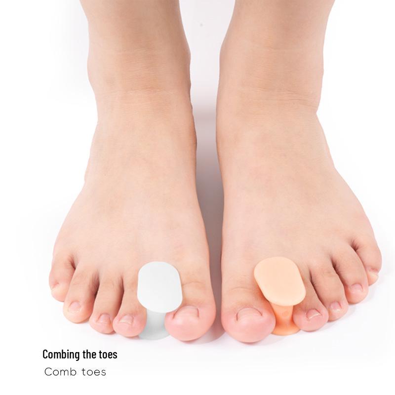 Silicone I-Shaped Toe Separator for Hallux Valgus and Bunion Overlap Correction