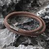 Lucky Red Men Bracelet Bilayer Milan Thread Wrap Braclet Outdoor Camping Survival Braslet Lucky Red Amulet Brazalete Pulseria