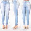 Jeans Slim Fit High Waist Denim Pull-on Skinny Jeans for Daily Life