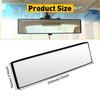 Rear View Mirror Convex Design Expand Rearview Mirror Replacement 310MM