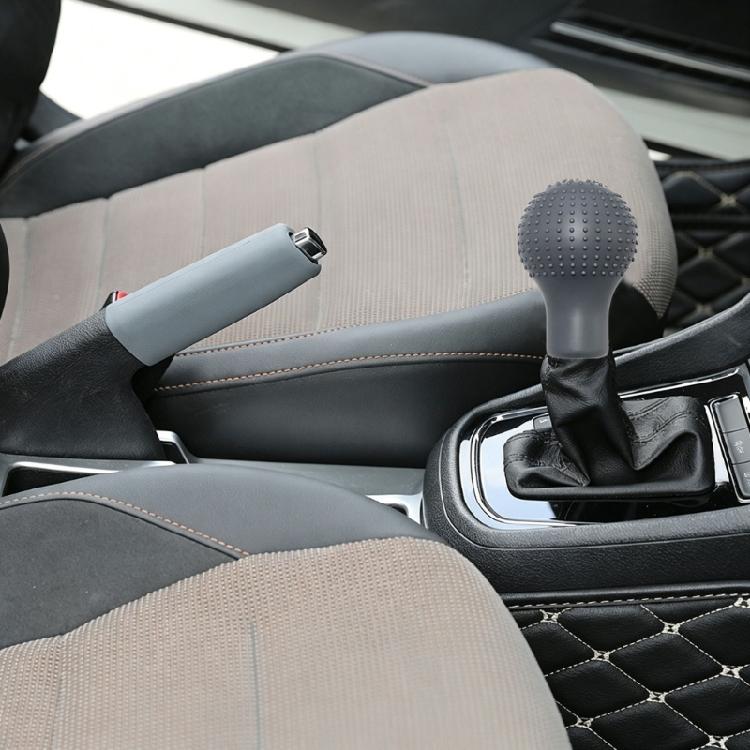 Soft Touches Silicone Gear Stick & Handbrake Grip Set Gear Shifts & Parking Brake Cover Suitable for Various Vehicle Models