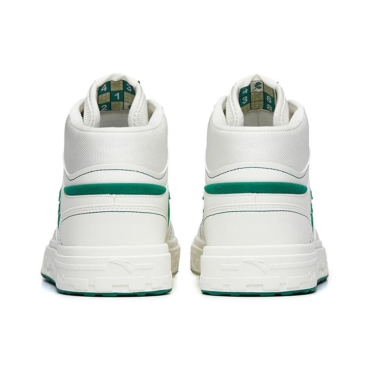Anta Streetwear Collection Textile, Synthetic Leather Slip Resistant Cushioning Abrasion Resistant High top 112238065S-1