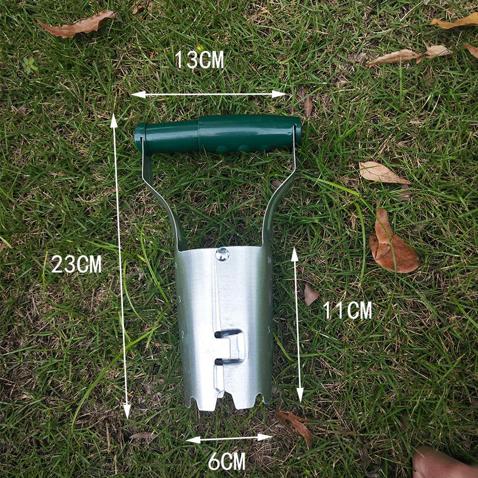 Transplanter, household agricultural cylindrical transplanter, vegetable planting, flower transplanting, punching holes