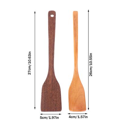 Wooden Spatula Rice Ladle Soup Spoon Natural Wood Is Safe And Durable For Home Restaurant Kitchens Kitchen Cooking Tools