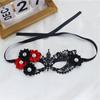 Makeup Ball Hollow Lace Mask Halloween Props Black Half Face Sexy Diamonds Female Eye Mask Fashion Masquerades Eye Mask