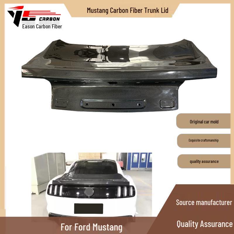 2015-2017 Mustang Carbon Fiber Trunk Lid Accessory