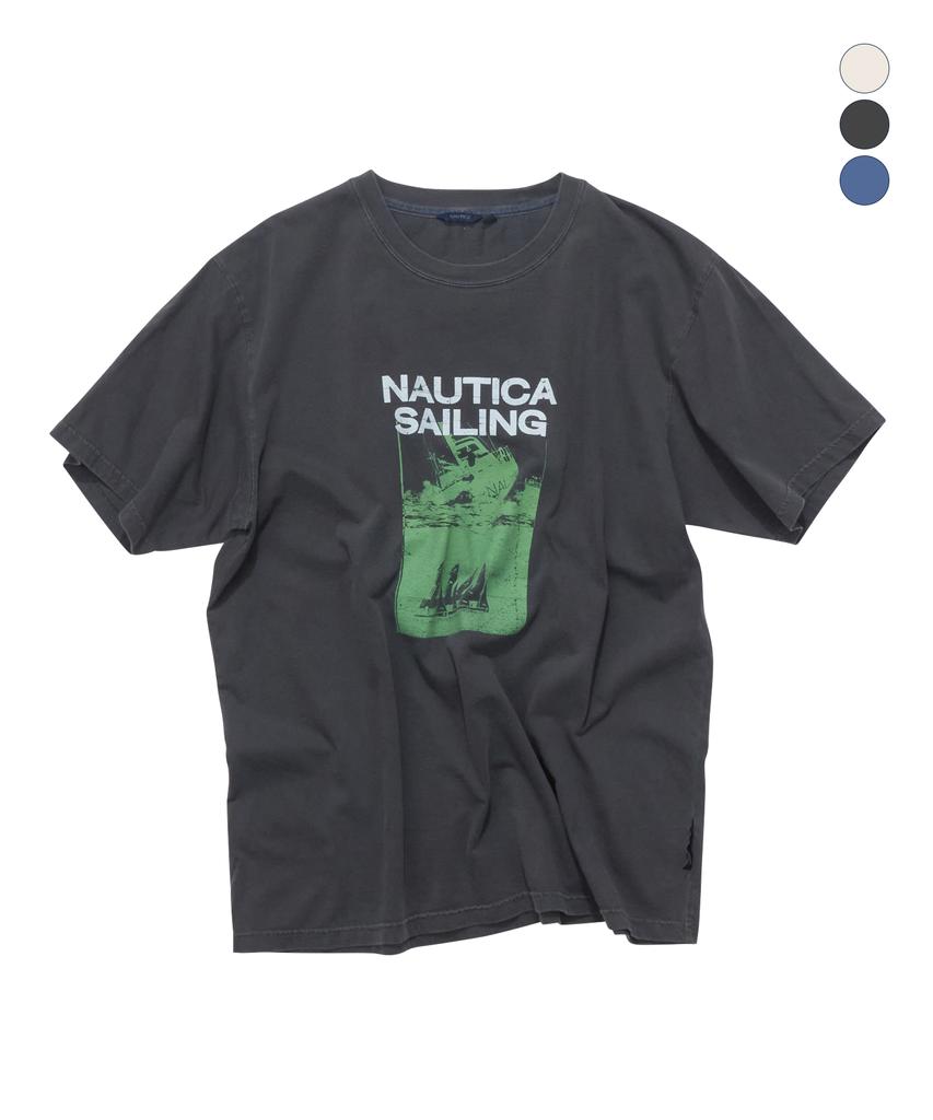 NAUTICA Sailing Block T-Shirt (3 Colors) Nts5696