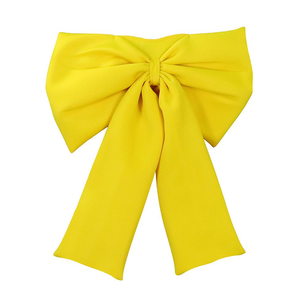 

IHUASU Женская сексуальная блузка с бантом на груди и открытыми плечами 5XL жёлтый