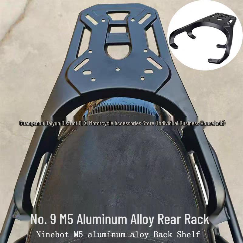 No. 9 M5 Electric Motorcycle Aluminum Rear Rack Bracket for M5100/M5125/M5200