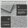 Wire Dishwashing Cloth - Single Layer, Double-sided Mesh, Non-stick Oil, Brush The Pot, Silver Wire Cleaning Cloth, Wire Ball Cleaning Cloth