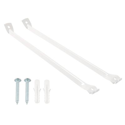 1 Coppia Staffe di Montaggio per Scaffalatura Metallica a Filo da Parete Staffe di Supporto per Scaffali Metallici a Filo per Supporto Armadio Metallico Resistente