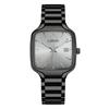 Men Business Square Wristwatch Analog Calendar Quartz Watch Clock