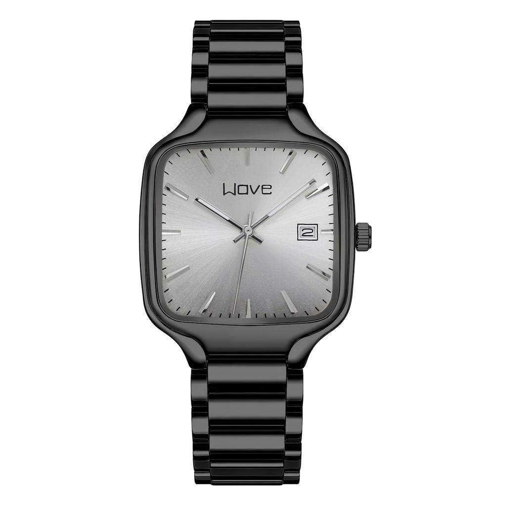 Men Business Square Wristwatch Analog Calendar Quartz Watch Clock