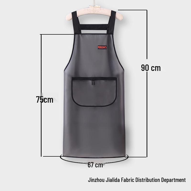 Unisex TPU Waterproof & Oil-Proof Transparent Apron for Cooking & Catering with Custom Logo