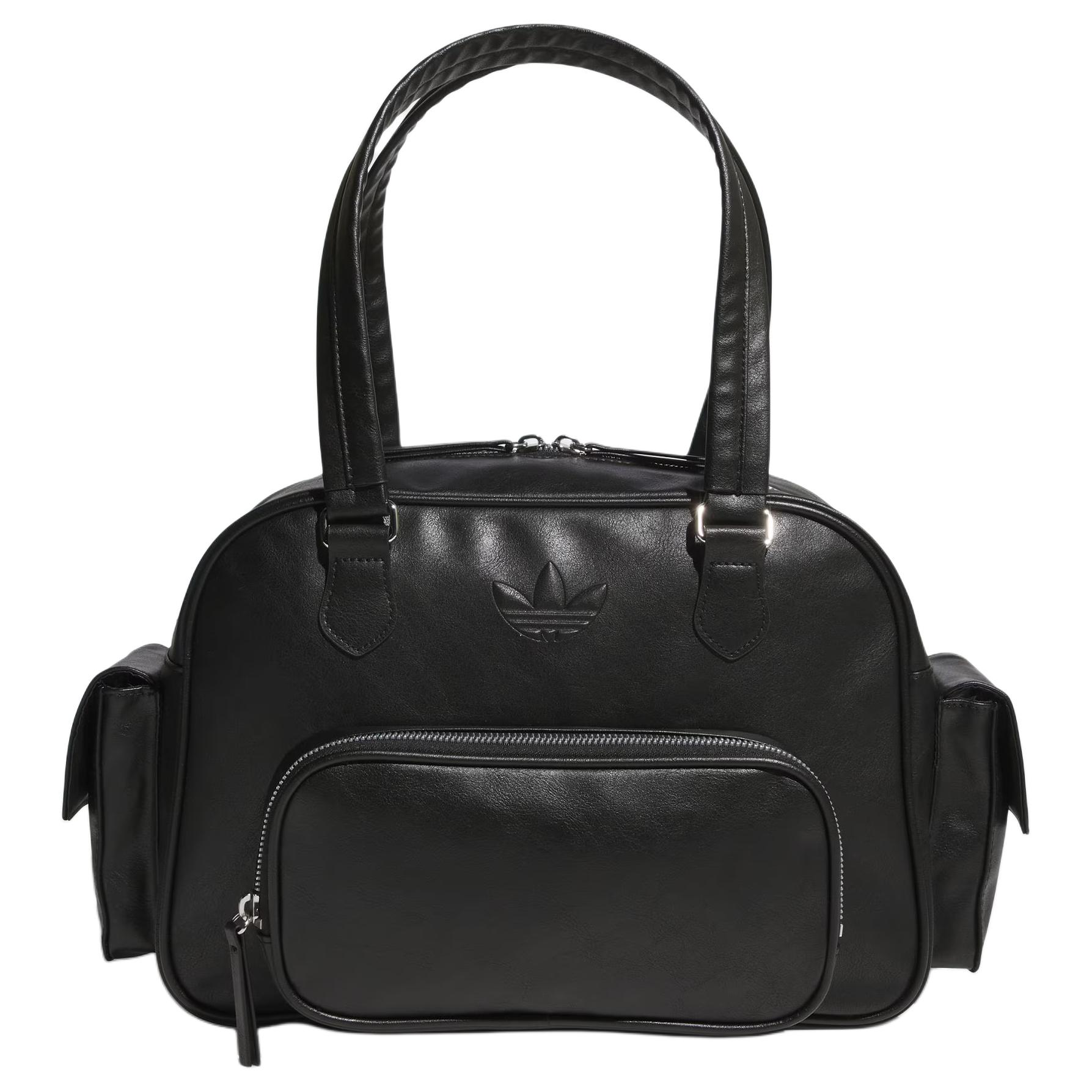 

Adidas Originals Rs Arch Shl Vintage Sports Style Pu Motorcycle Shoulder Handbag Unisex Handbags Black JV9283 Black