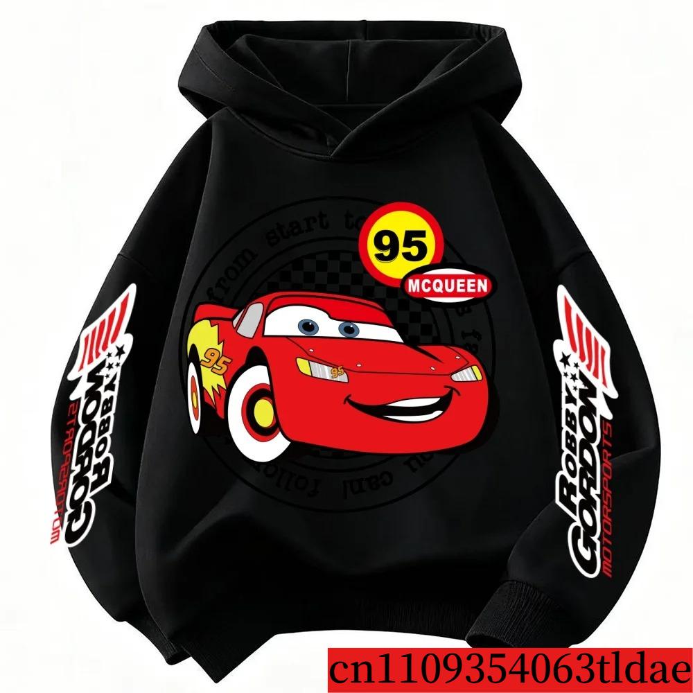 Spring and Autumn Children's Fashion Hoodie with Cartoon Animation Pattern Printing