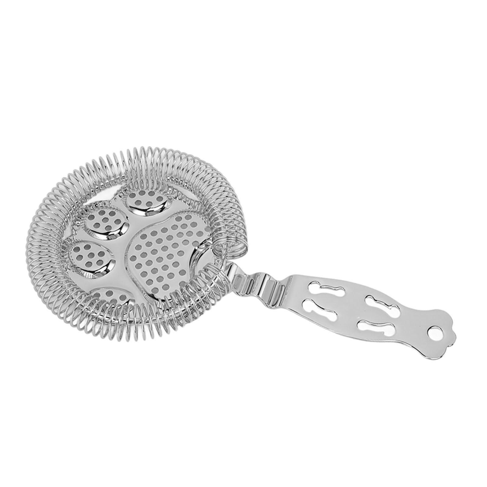 

304 Stainless Steel Cocktail Strainer Bar Strainer Bar Tool Drink Strainer Perfect Accessory for Bars Restaurants серебряный