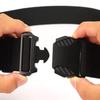 Men's Trendy Leather & Nylon Belt with Automatic Buckle for Jeans & Military Training
