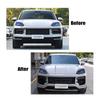 Porsche Cayenne 24-Model 9Y0.2 Turbo Front & Rear Bumper Upgrade Kit - Original Hole Fit