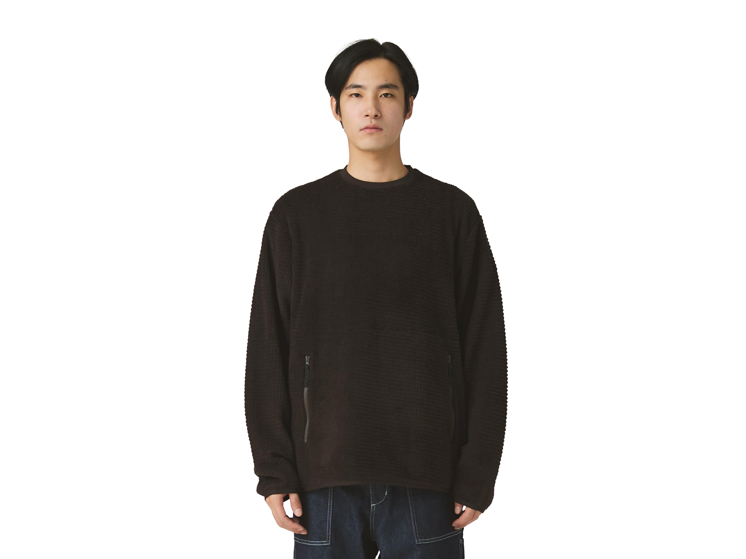 

Snow Peak Thermo Control Pullover Dark Size L SW-25AU005, Men s/Women s, Brown,