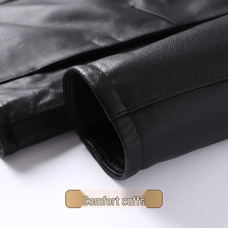 Men's First Layer Calfskin Business Casual Leather Jacket