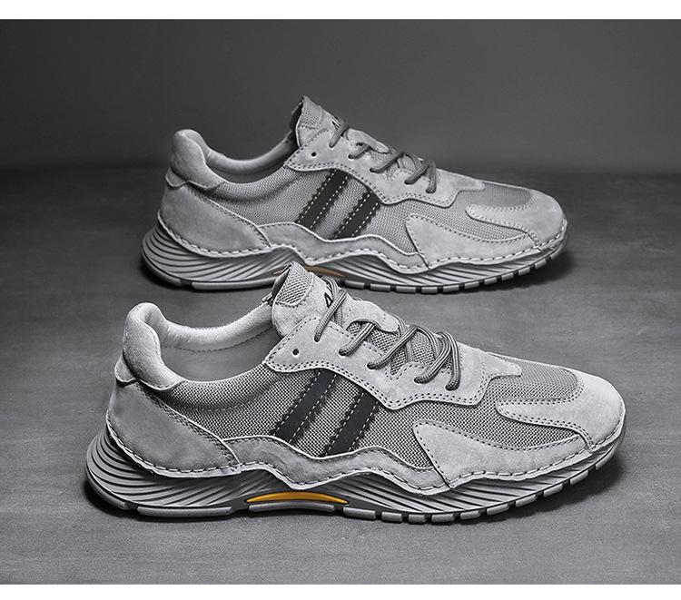 2025 Men's Autumn Mesh Fashion Sneakers - Breathable Casual Sports Shoes In Sizes 45-47