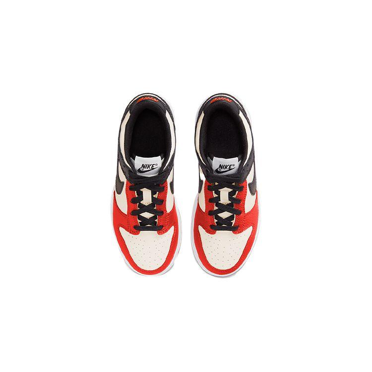 NBA x Nike Dunk Low EMB PS 75th Anniversary - Bulls Kids Sneakers Red Sail Black DC9564-100