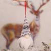 4Pcs Christmas Gnomes Ornaments, Handmade Gnomes Plush Xmas Decoration