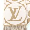Great LOUIS VUITTON Scarf Flight Mode. LV Medallion Scarf wool Women M79213 Used
