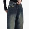 Jeans Are Loose, Straight Tube, Men's Trendy And Versatile Pants, Straight Leg, Youthful And Popular, Spring Japanese Style