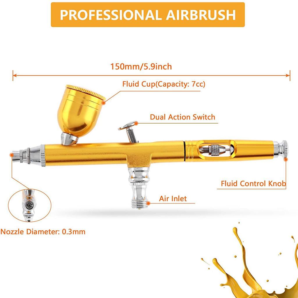AR130 Multi-Function Beauty Oxygen Airbrush for Artistic Model Painting