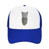 Kanye West Kitty Mesh Baseball Caps Unisex Casual Sun Caps Cute Cat Meme Dad Hat Adjustable Summer Trucker Hat