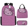 Student School Bag Bento Bag Insulated Lunch Bag Cartoon Cute Kt Children'S Backpack