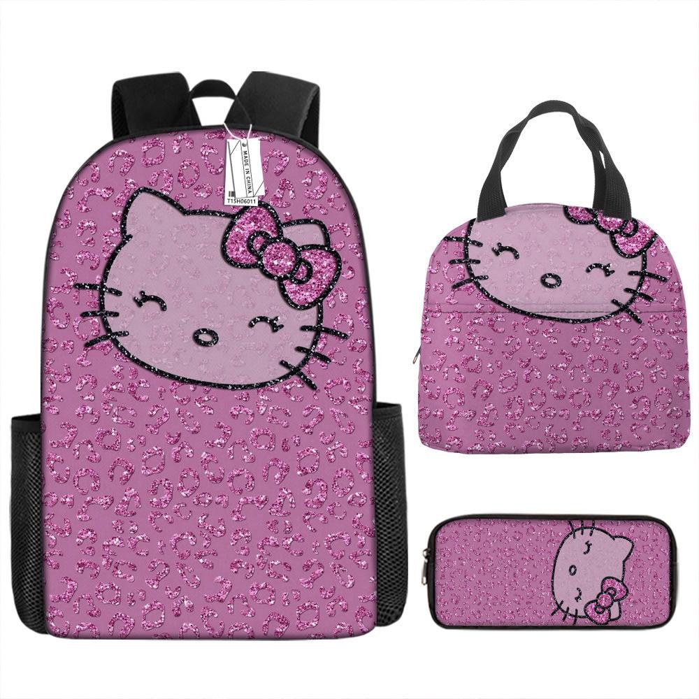 Student School Bag Bento Bag Insulated Lunch Bag Cartoon Cute Kt Children'S Backpack