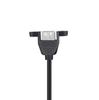 USB 2.0 Male To Female Extension Cable With Panel Mount Screws Fast Data Transfer Cord 25/50/100/150/200/300/500CM