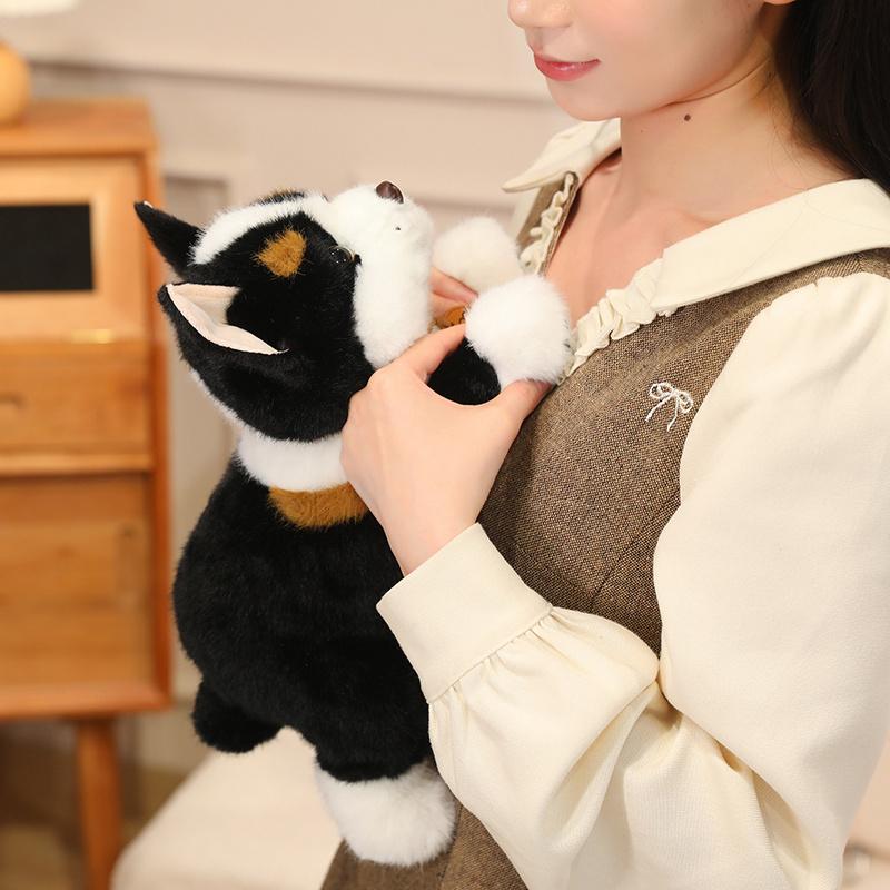 Cartoon Dog Plush Toy Stuffed Animal Corgi Puppy Doll Soft Kawaii Pet Pillow Toys For Kids Birthday Xmas Gift Cute Room Decor