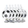 White Football Party Supplies: Disposable Tableware Set with Plates, Cups, and Napkins for Boys' Birthday