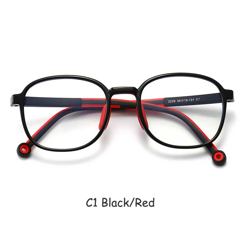 

2024 Kids Blue Light Glasses Square Silicone Nose Pad Optic Myopia Hyperopia Eyeglass Frames Child Glasses 0 Diopter Eyewear