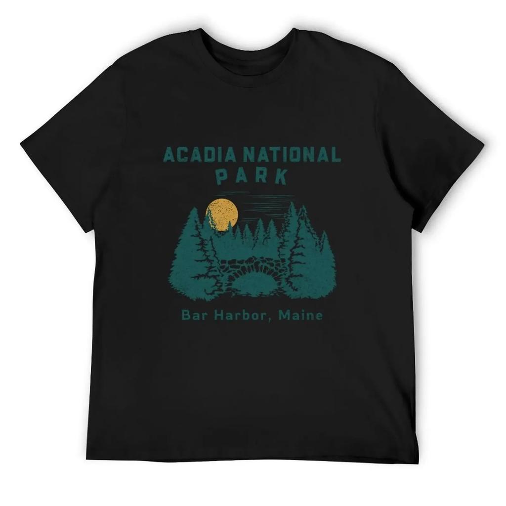 Acadia National Park T-Shirt sports fans customizeds vintage graphic tee mens designer t shirt